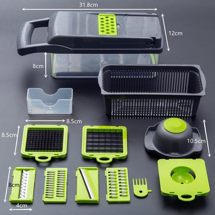 14/16 in 1 Multifunctional Vegetable Chopper Onion Chopper Handle Food Grate Food Chopper Kitchen Vegetable Slicer Dicer Cut