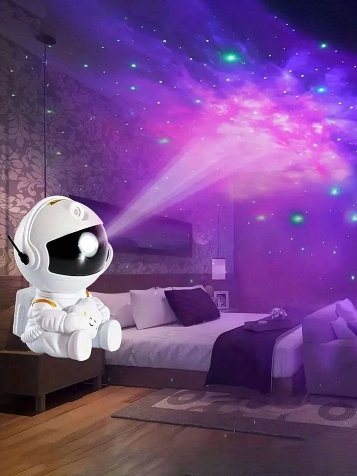 Galaxy Star Astronaut Projector Light Starry Sky Porjectors Lamp Decoration Bedroom Room Nebula LED Night Light Child Adult Gift