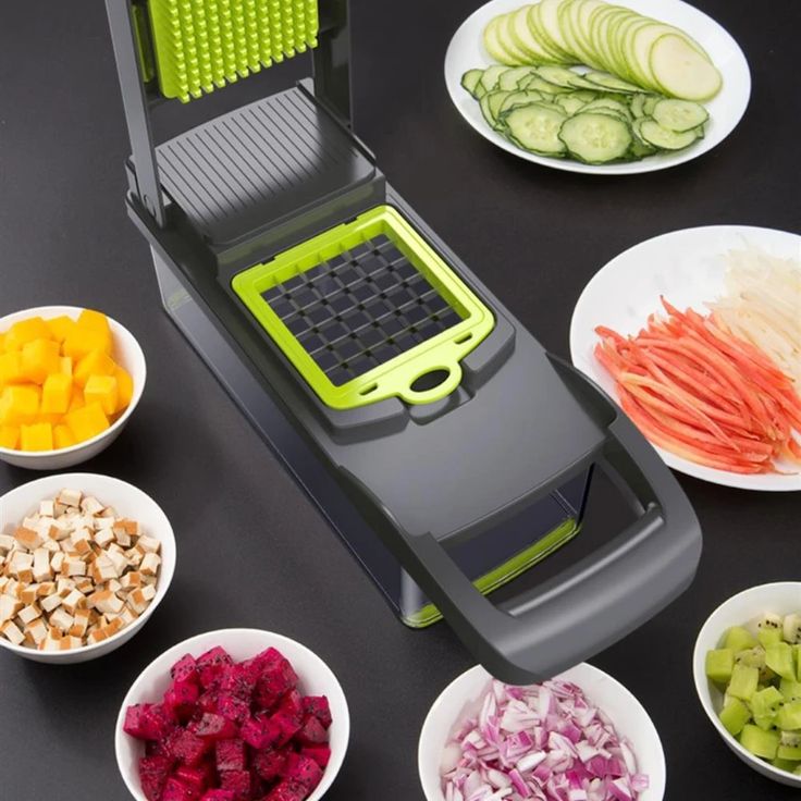 14/16 in 1 Multifunctional Vegetable Chopper Onion Chopper Handle Food Grate Food Chopper Kitchen Vegetable Slicer Dicer Cut